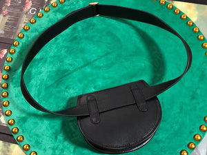 GUCCI HORSEBIT BELT BAG SUEDE BLACK