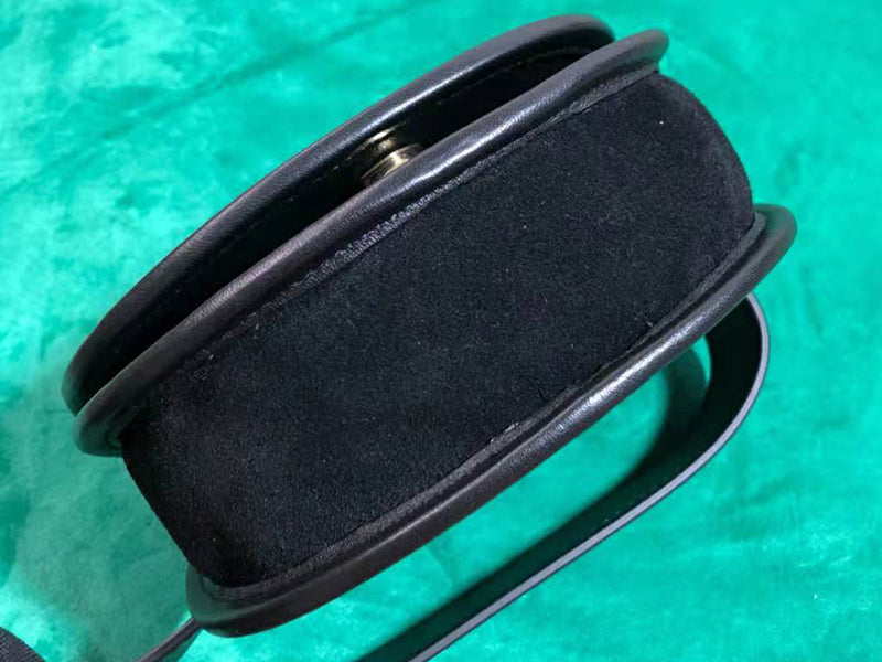 GUCCI HORSEBIT BELT BAG SUEDE BLACK