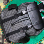 GUCCI GG SUPREME CANVAS SOFT BACKPACK BLACK 450958