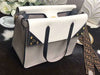 Fendi Meduim Flip Regular Leather Tote White