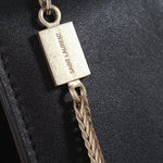 YVES SAINT LAURENT MINI MONOGRAMME BAG IN ORIGINAL LEATHER BLACK