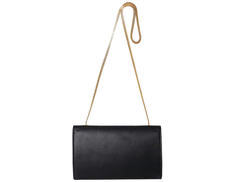 YVES SAINT LAURENT SMALL MONOGRAMME BAG IN ORIGINAL LEATHER BLACK