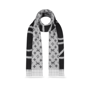 MONOGRAM SPLIT SCARF